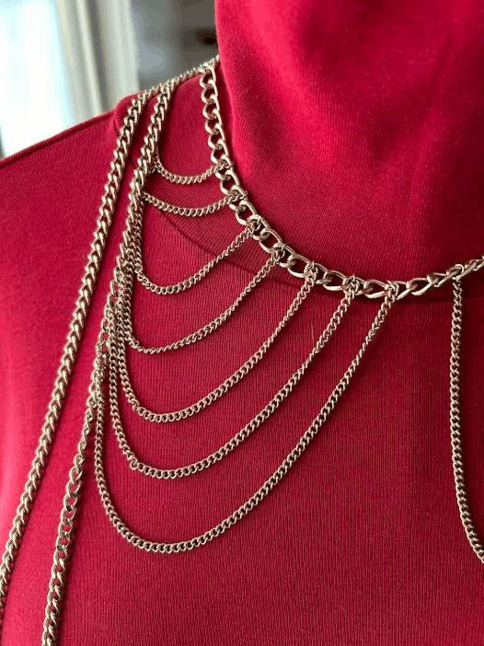 Multistrand Bodychain Shoulder Piece - Picture 5 of 5